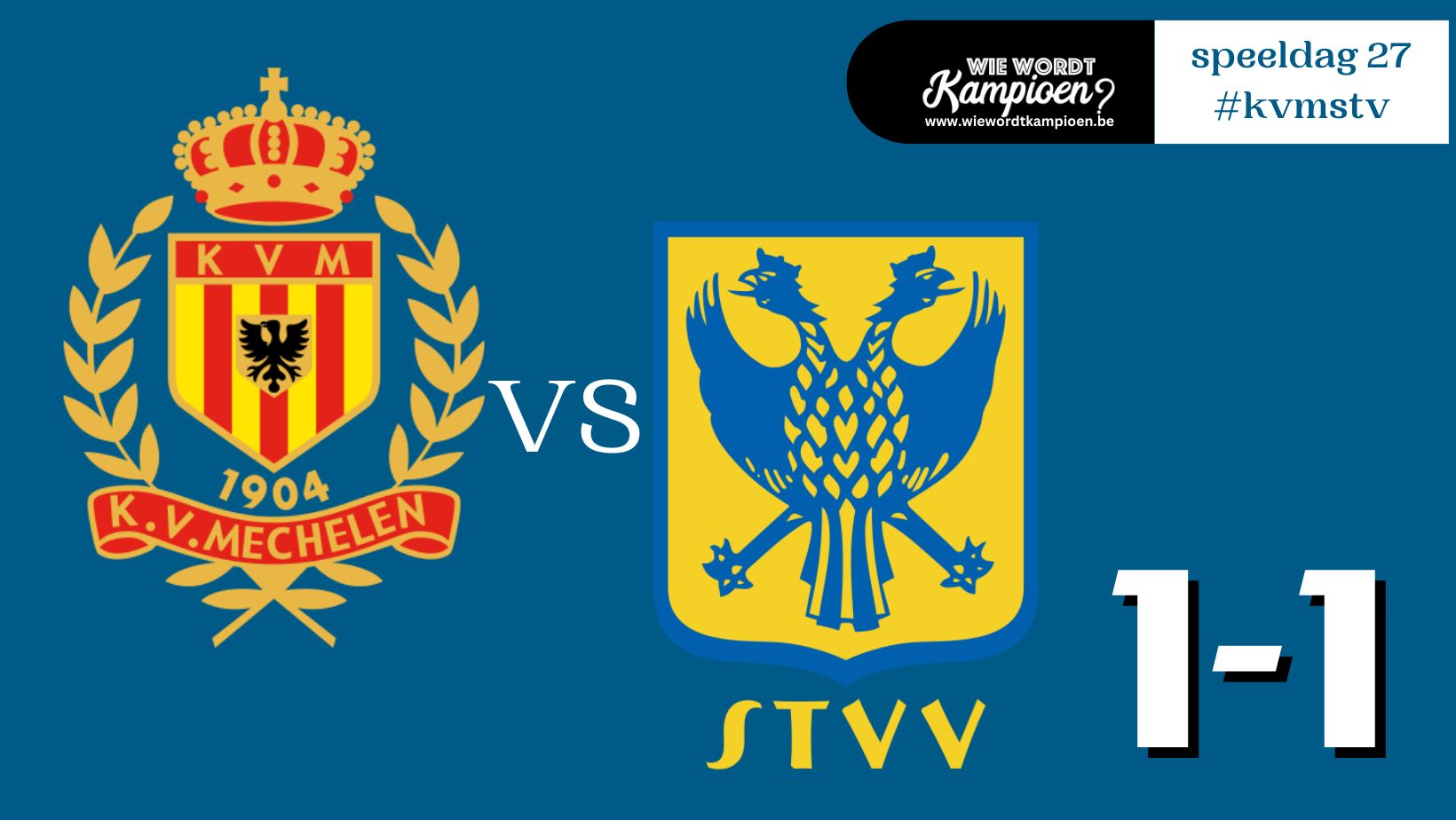 KV Mechelen en STVV delen de punten na late gelijkmaker | Wie Wordt ...