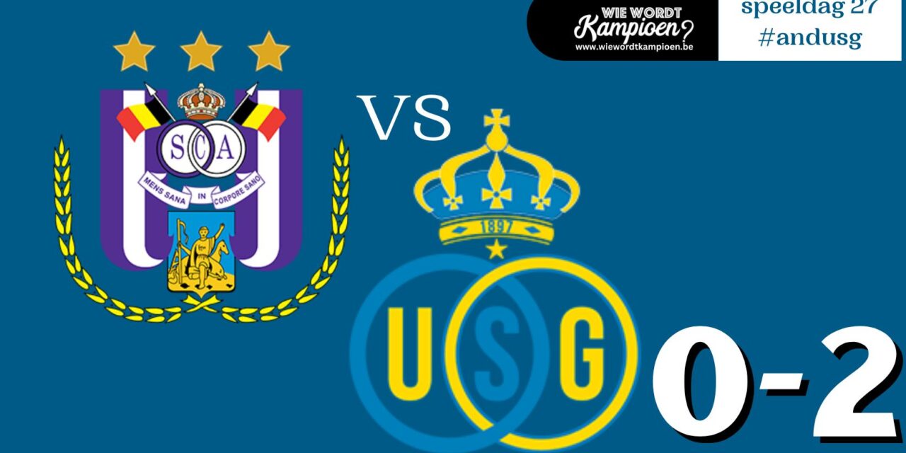 Union verslaat Anderlecht en loopt uit in de Brusselse derby