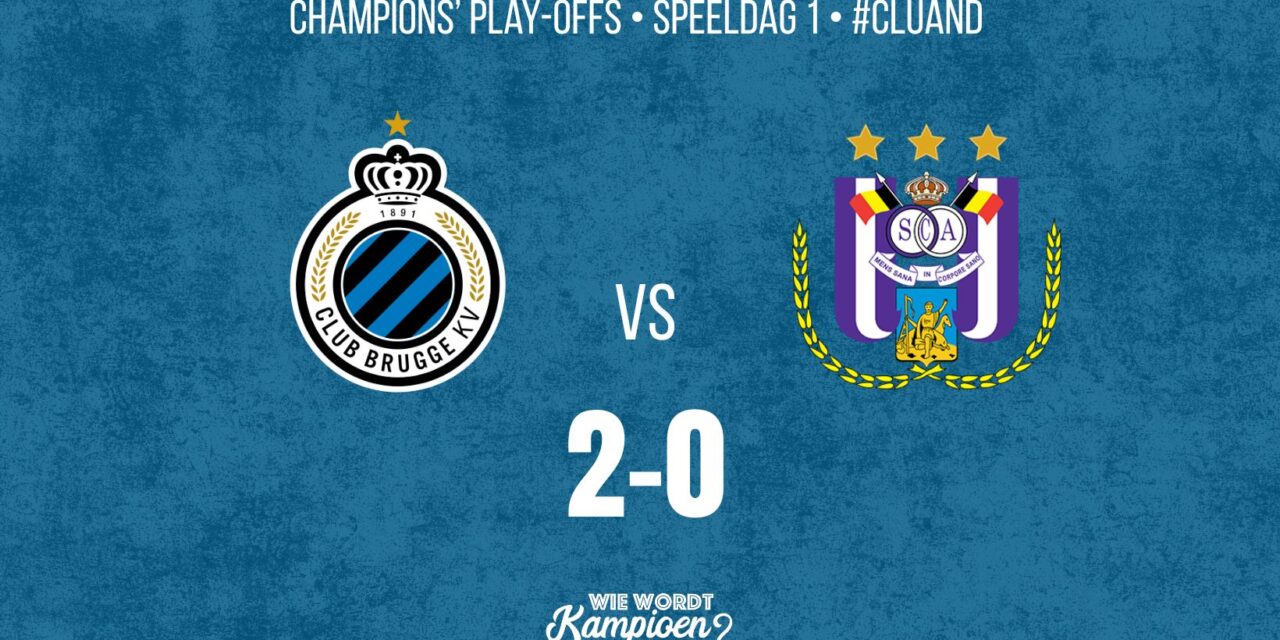 Club Brugge zet Anderlecht moeiteloos opzij bij start van PO1