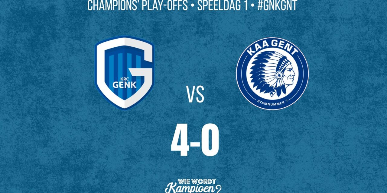 Genk dendert over Gent met 4-0-zege
