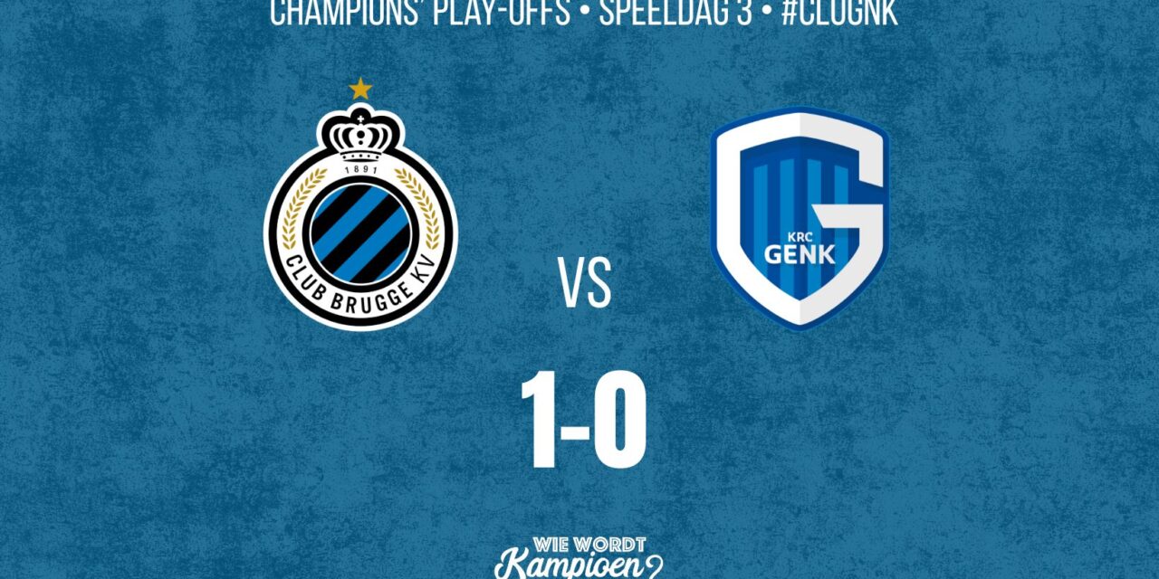 Club Brugge klopt Genk in blessuretijd dankzij penalty De Cuyper