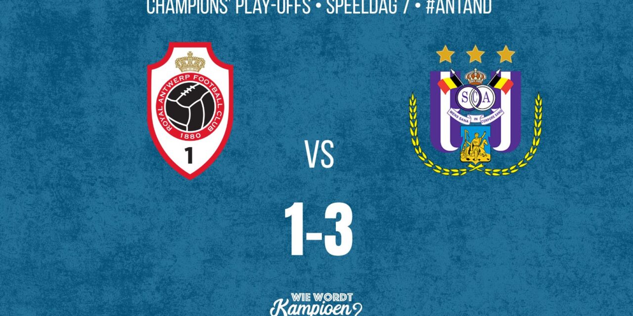 Anderlecht wint op de Bosuil en doet gouden zaak in strijd om plek vier