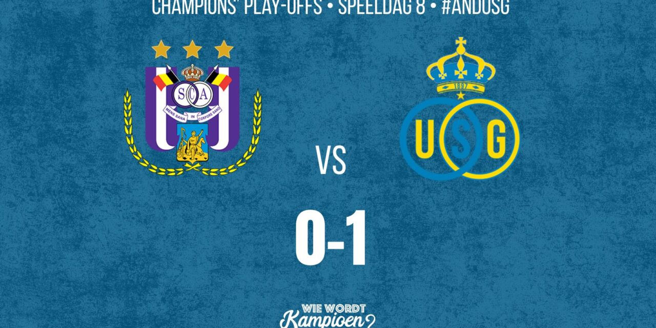 Union klopt Anderlecht in beladen derby en zet stap richting titel