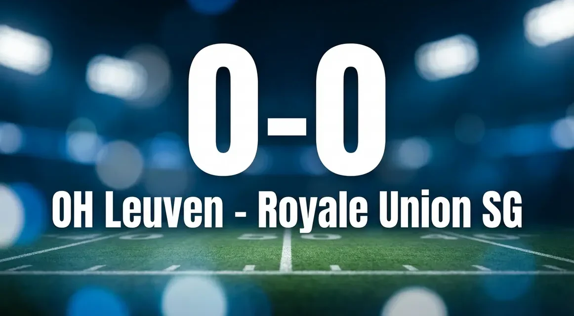 OH Leuven houdt Union op 0-0