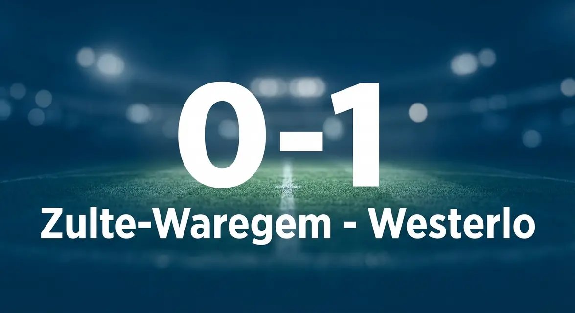 Zulte-Waregem verliest nipt van Westerlo