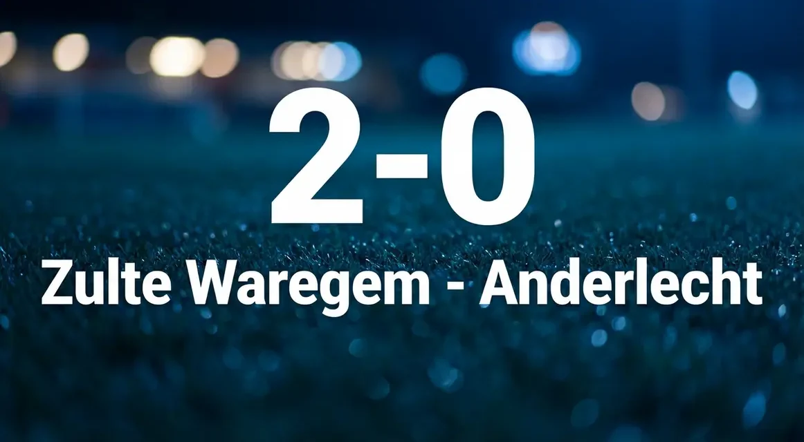 Zulte Waregem – Anderlecht: verslag volgt na affluiten