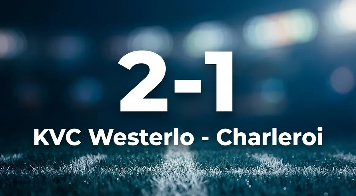 westerlo klopt Charleroi in blessuretijd