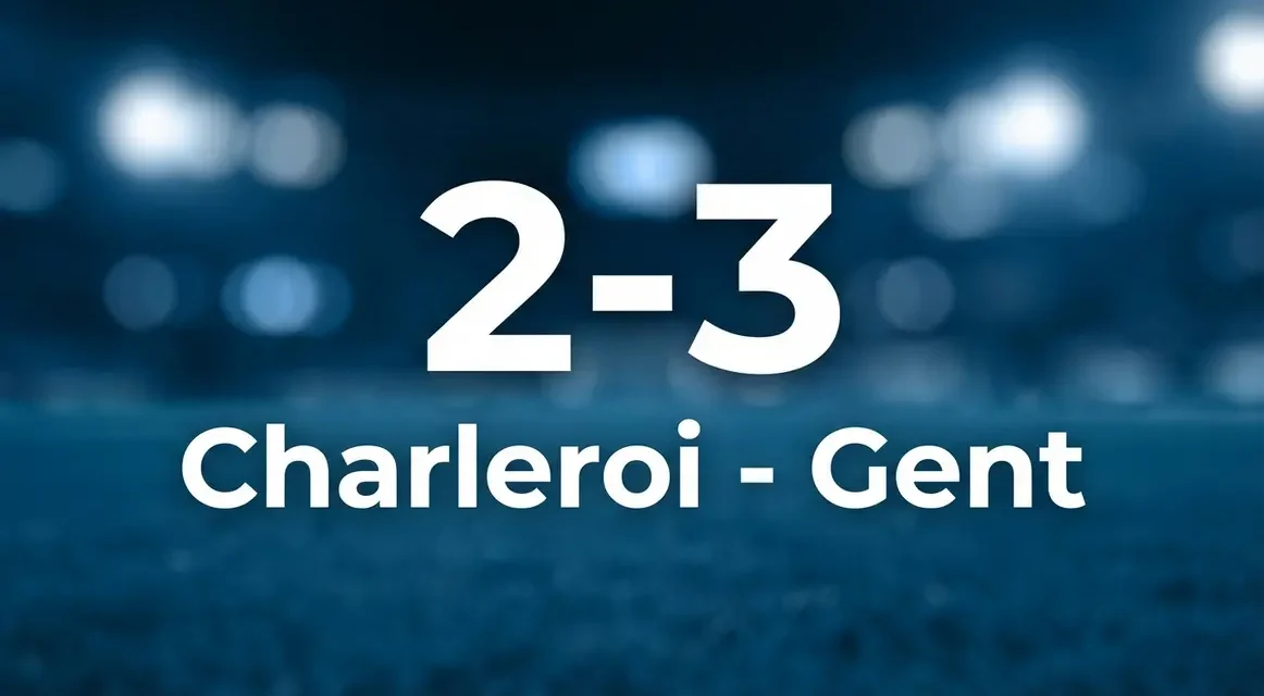 Gent wint in Charleroi na vroege tik en rake strafschop